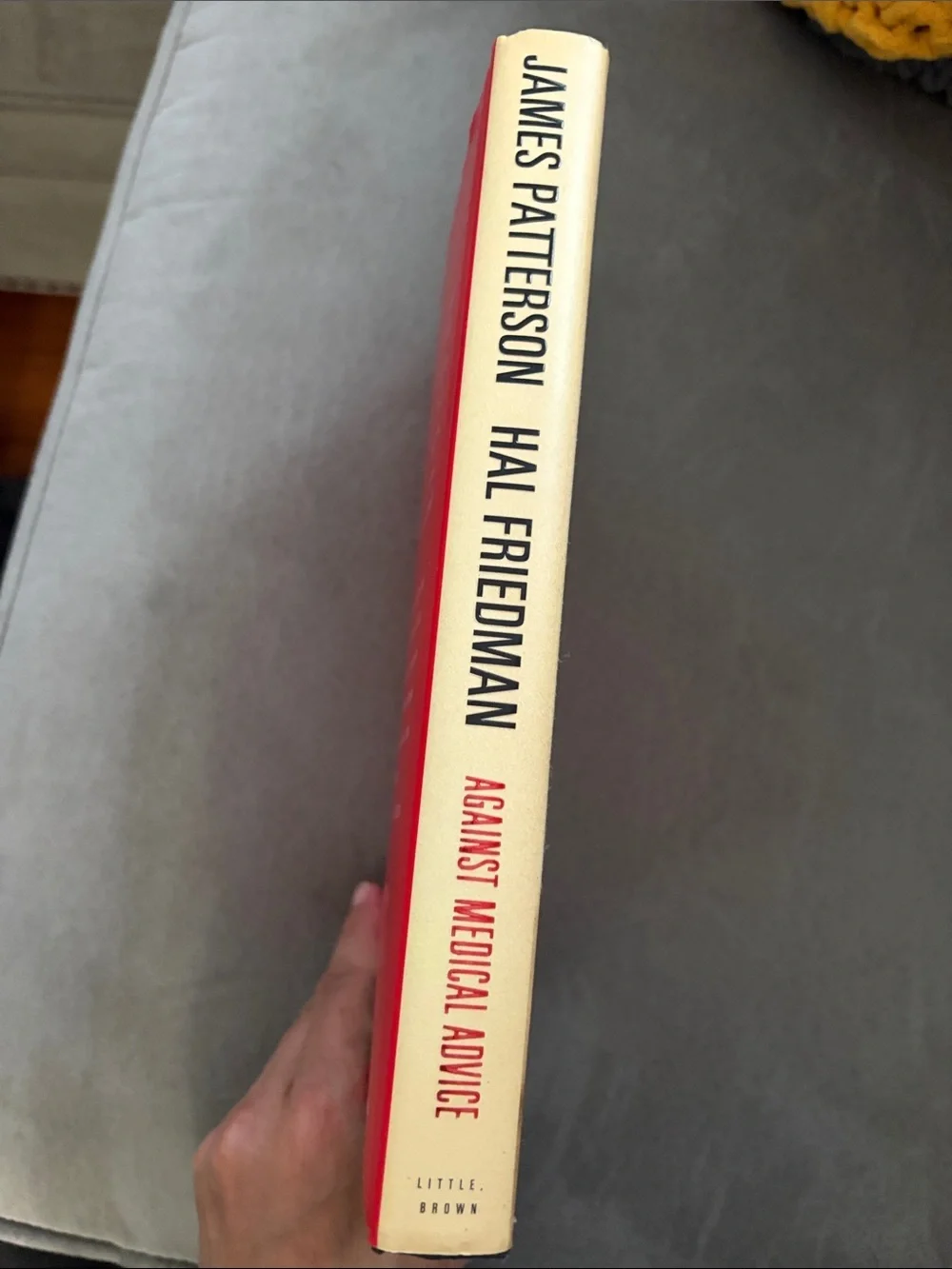Against Medical Advice by James Patterson & Hal Friedman - Red & Cream Cover